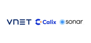 VNET, Calix and Sonar Logos